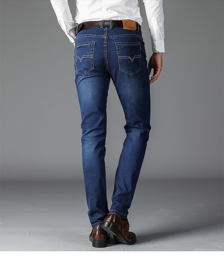 Title 4, Jeans Uomo Stretch Slim Straight Loose