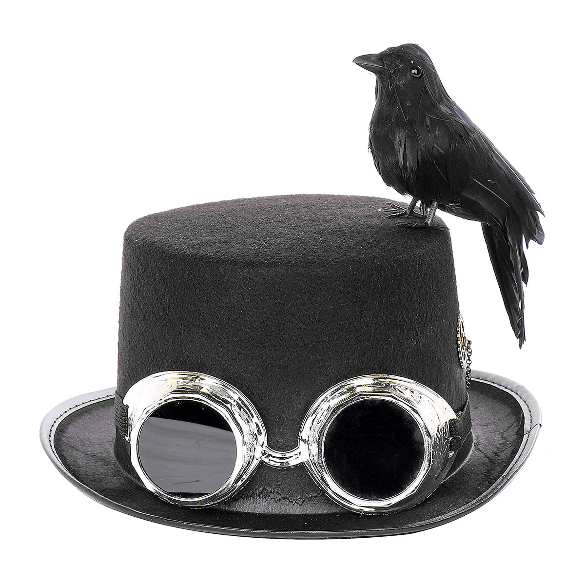 Title 7, Chapeau corbeau Steampunk pour costumes et cosp...