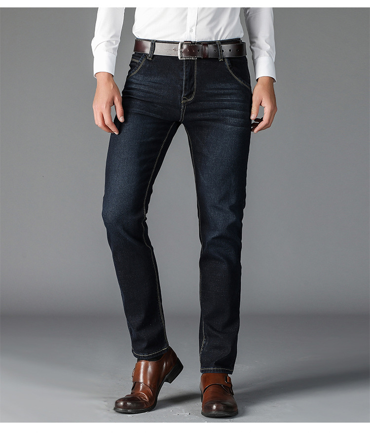 Title 7, Jeans de hombre Stretch Slim Straight Loose