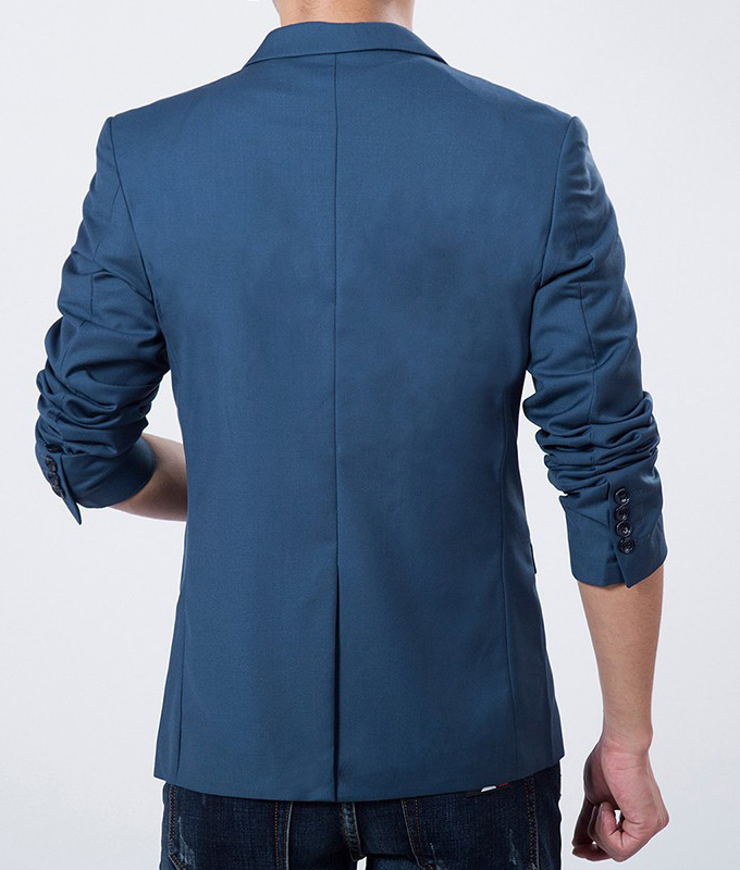 Title 4, Chaqueta casual de traje delgado para hombre