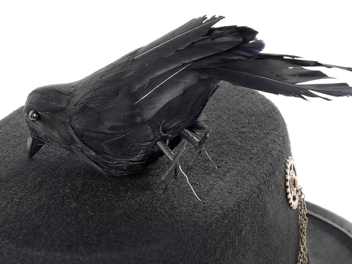 Title 13, Chapeau corbeau Steampunk pour costumes et cosp...