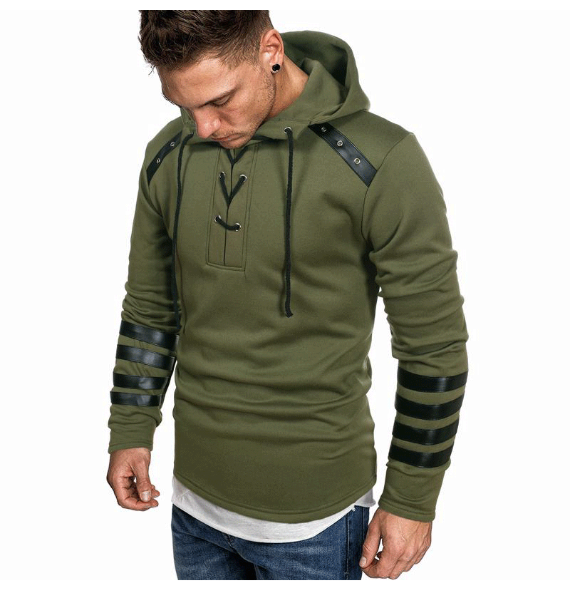 Title 9, Sudadera con cordón y capucha de piel