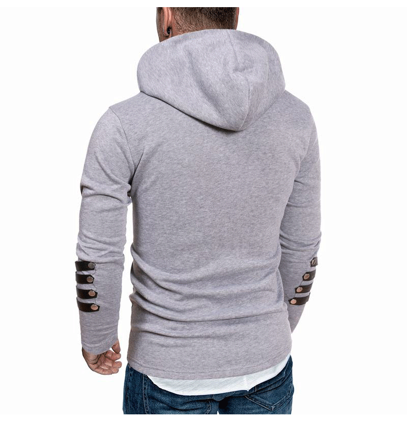 Title 12, Sudadera con cordón y capucha de piel