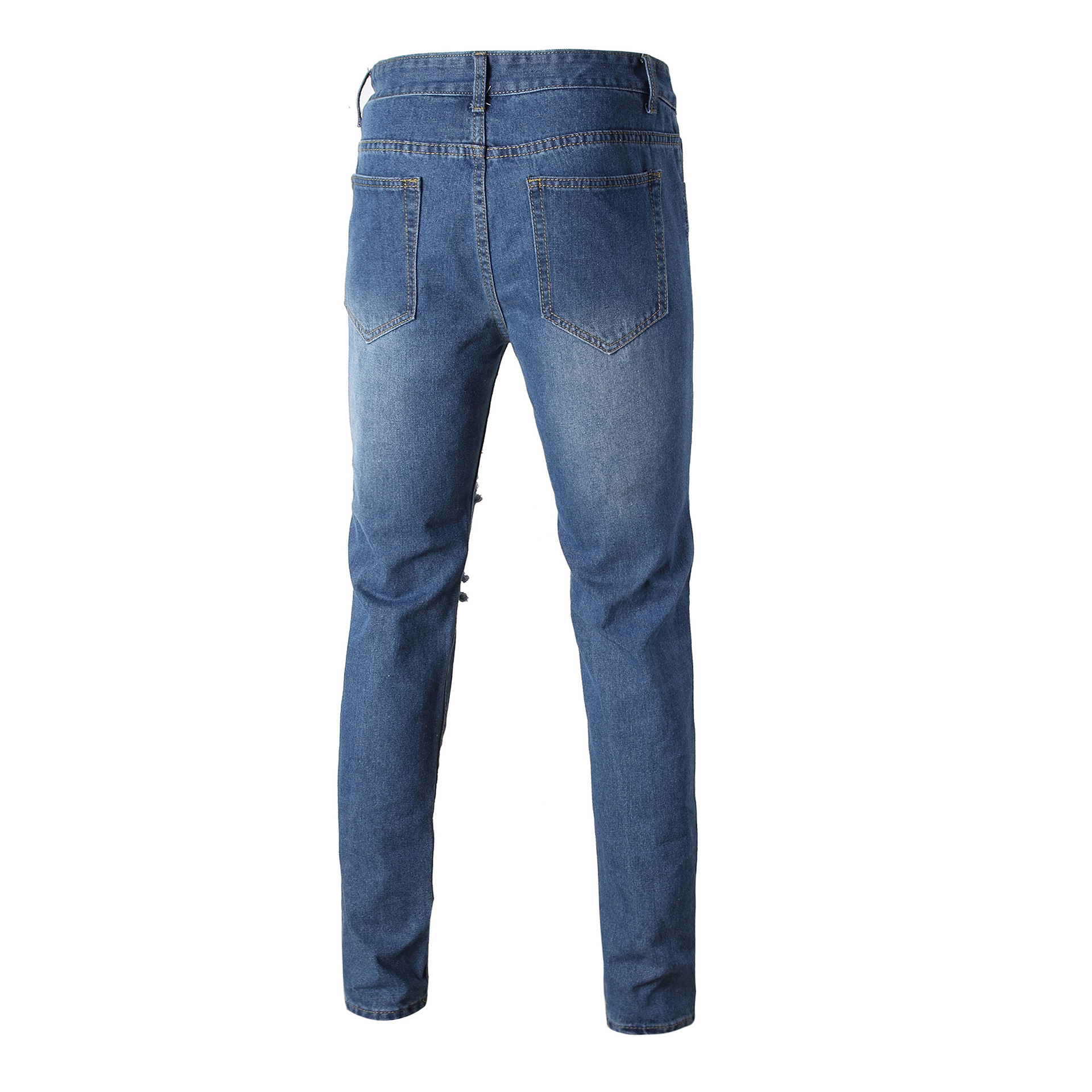 Title 3, Slim fit slim straight motorbroek voor heren. S...