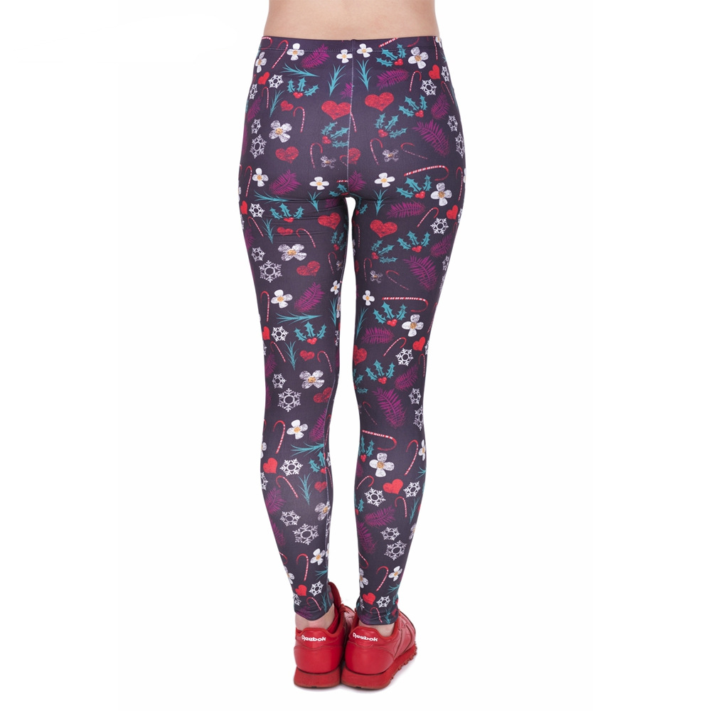 Title 9, Kerst bedrukte Capri sportleggings met hoge tai...