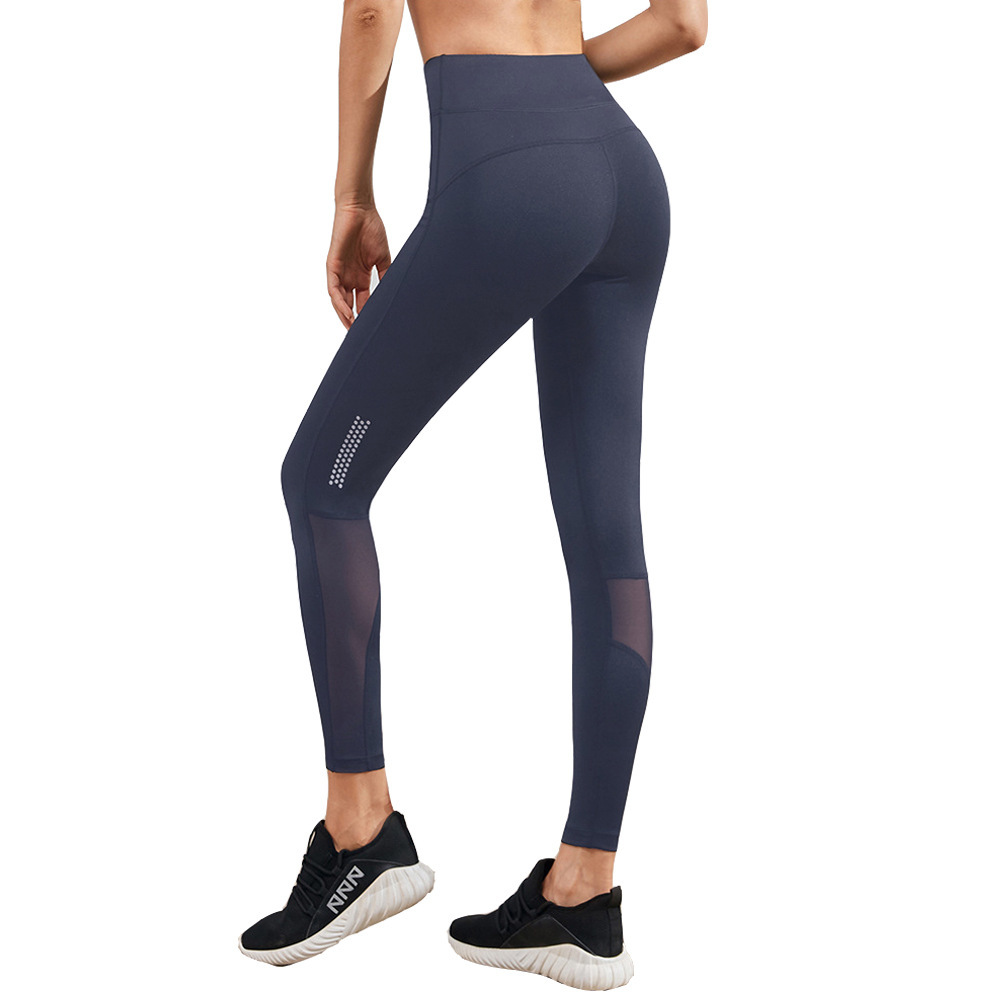 Title 8, Leuchtende Yoga-Sport-Fitness-Tights mit Mesh-E...