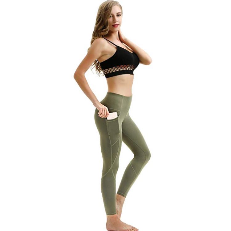 Title 9, Solid color running fitness sports leggings. Hi...