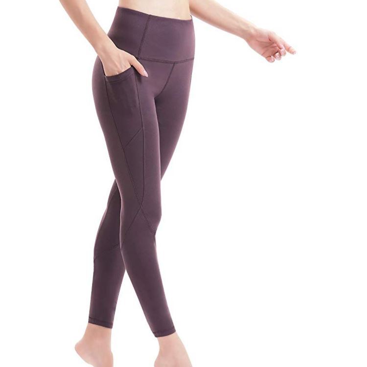 Title 11, Solid color running fitness sports leggings. Hi...