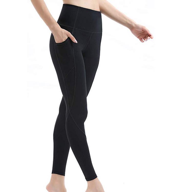 Title 16, Einfarbige Sport Leggings für Damen, perfekt zu...