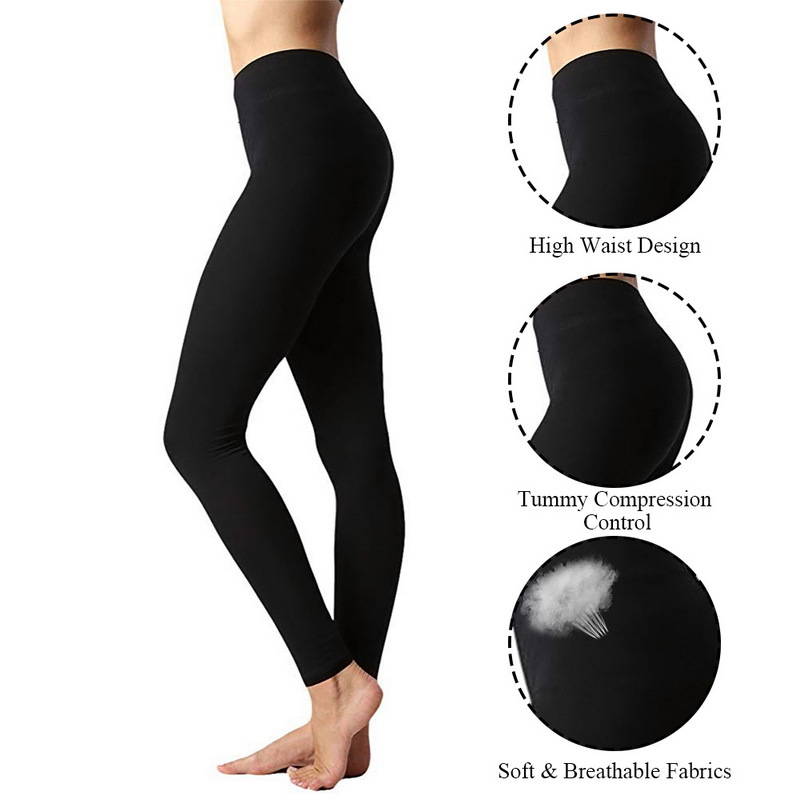 Title 4, Effen high-waist leggings voor dagelijks comfor...