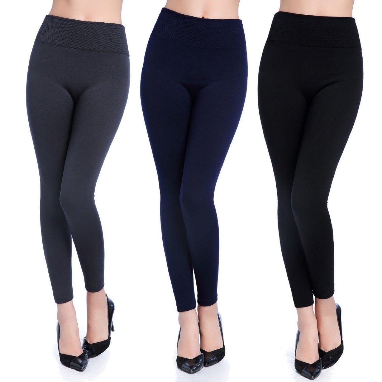 Title 7, Effen high-waist leggings voor dagelijks comfor...