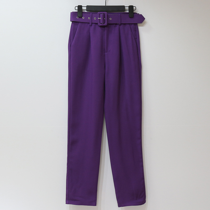 Title 9, Womens solid color high waist trousers, a vers...