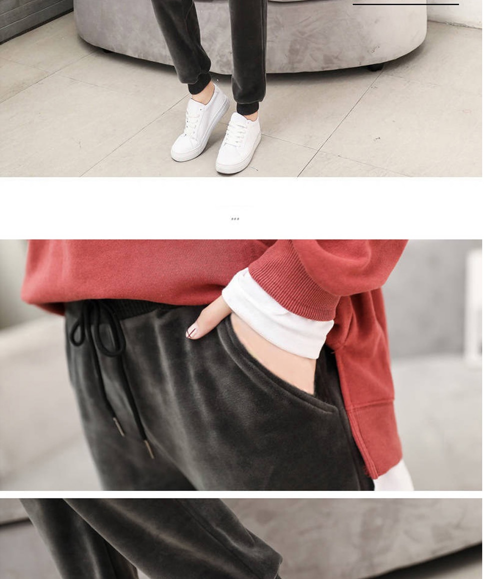 Title 9, Womens Winter Lamb Fur Cashmere Slim Pants Cas...