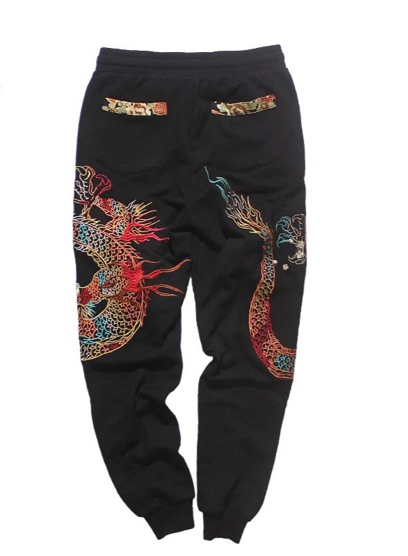 Title 1, Pantaloni di cotone ricamati in stile cinese
