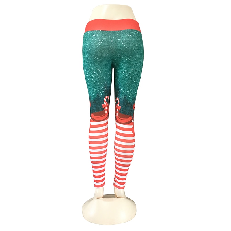 Title 11, Christmas print fitness yoga pants, festive wor...