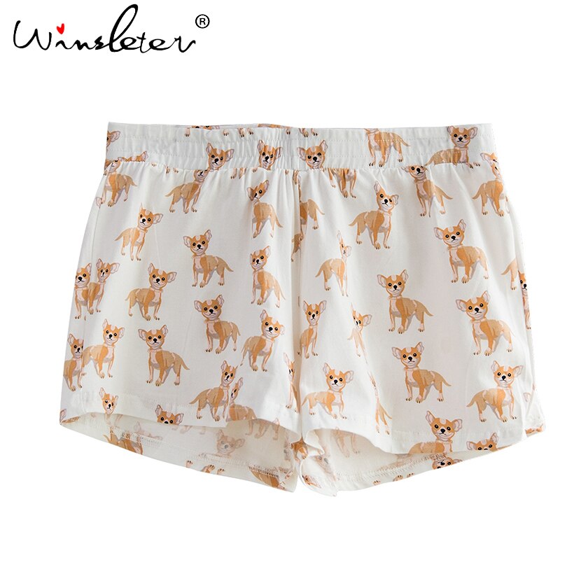 Title 6, Shorts com estampa de dachshund para o verão. C...