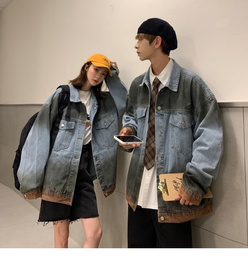 Title 1, Oversize Gradient Denim Jacket