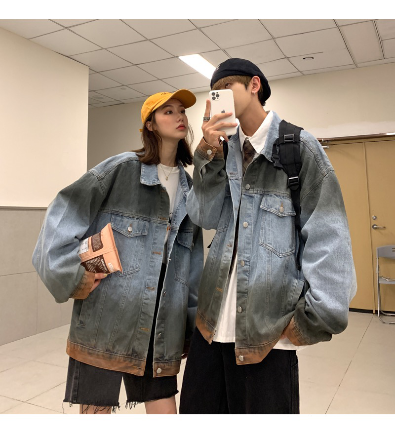 Title 3, Oversize Gradient Denim Jacket