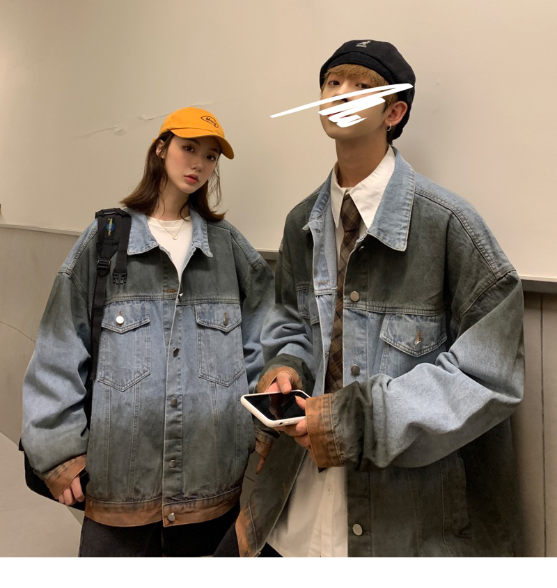 Title 11, Oversize Gradient Denim Jacket