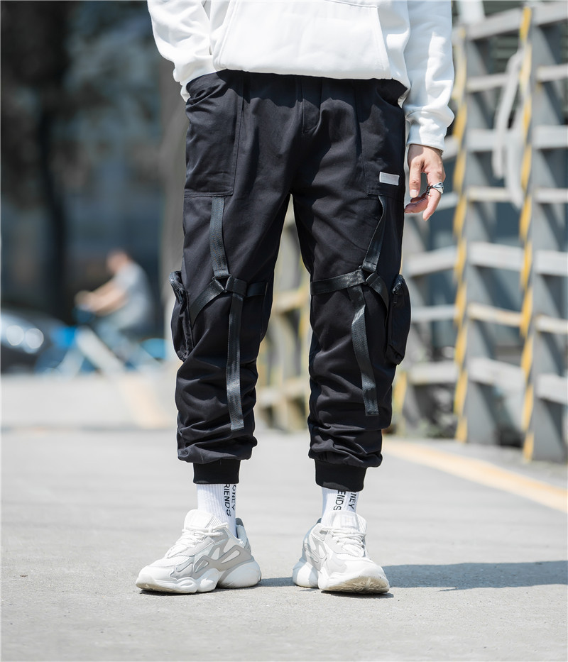 Title 3, Mens Multi Pocket Harem Pants Casual Pants Com...