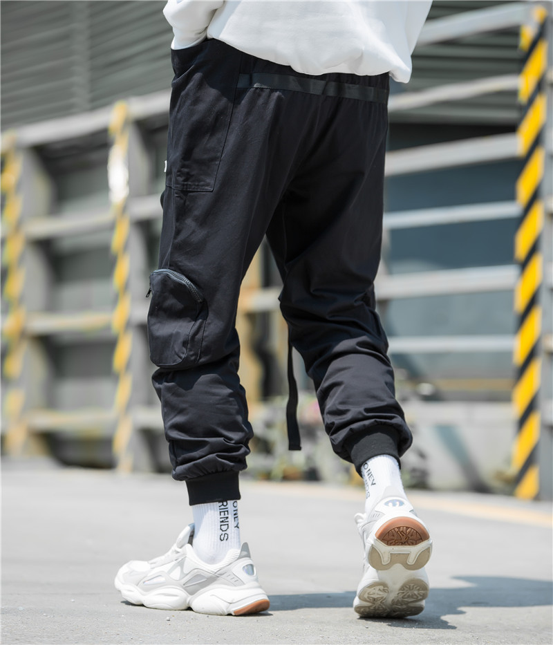 Title 5, Mens Multi Pocket Harem Pants Casual Pants Com...