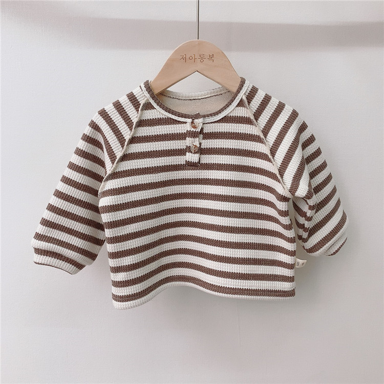 Title 2, Koreaanse Kinderkleding Raglan Shirt voor Lente