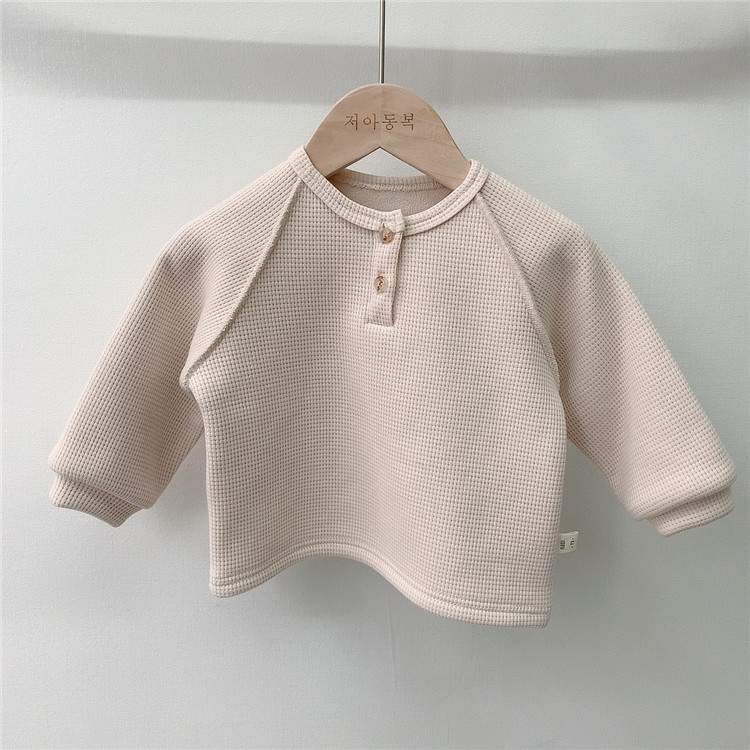 Title 7, Koreaanse Kinderkleding Raglan Shirt voor Lente