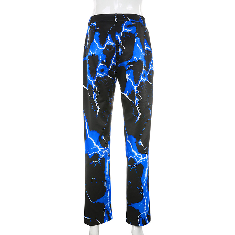 Title 12, Pantalones Lightning Casuales Pierna Ancha Rect...