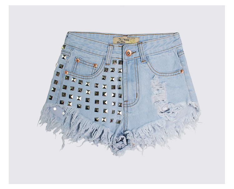 Title 16, Shorts en jean taille haute pour femmes, pour u...