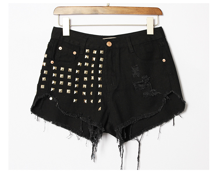 Title 18, Shorts en jean taille haute pour femmes, pour u...