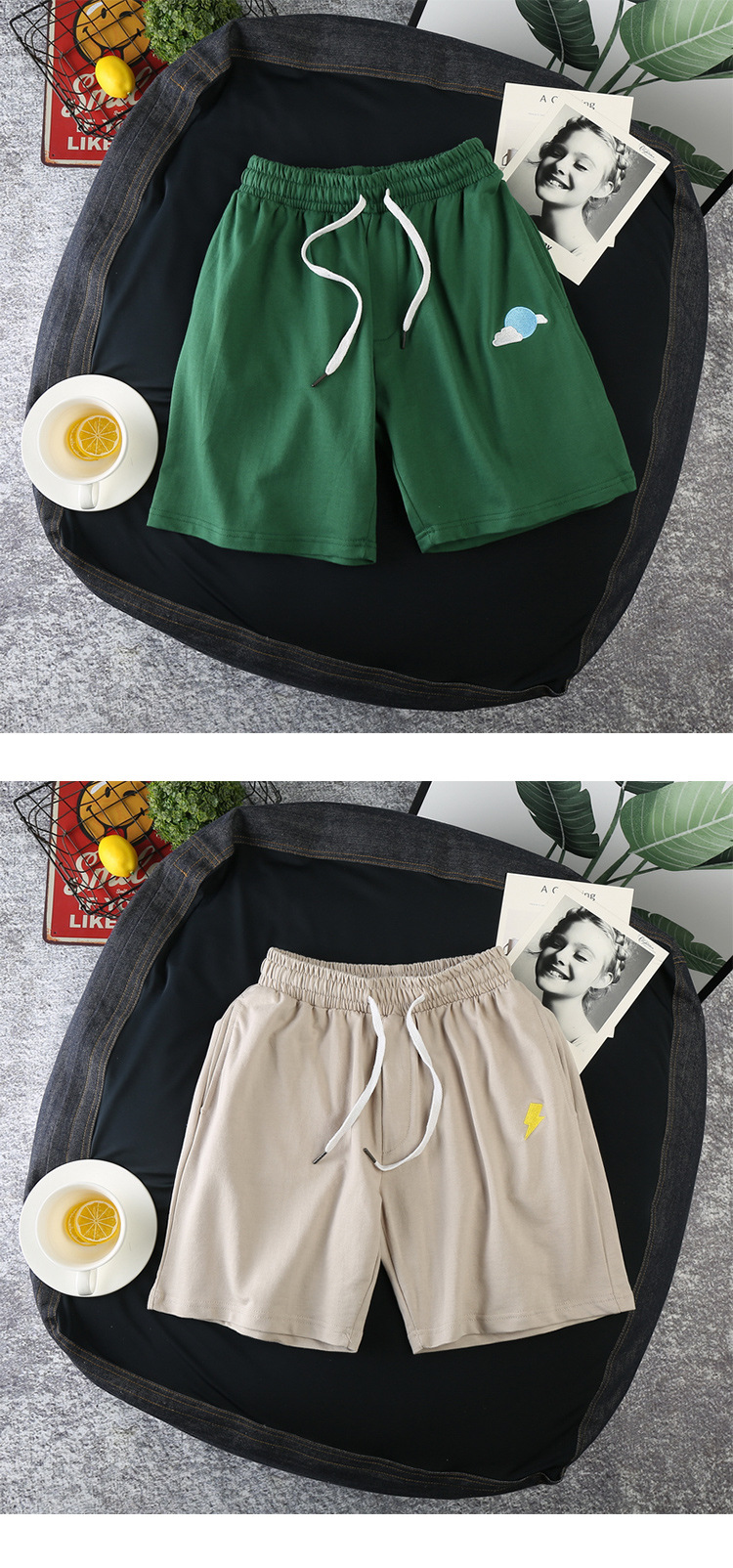 Title 3, Fünf-Punkte-Casual-Shorts für Jungen