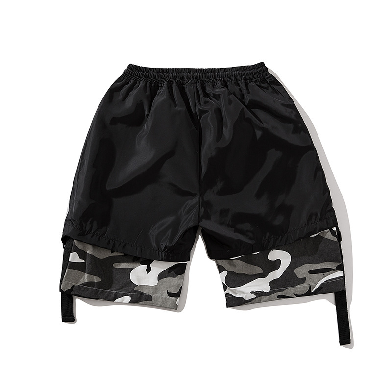 Title 15, Herren Camouflage-Shorts in lockerer Passform, ...