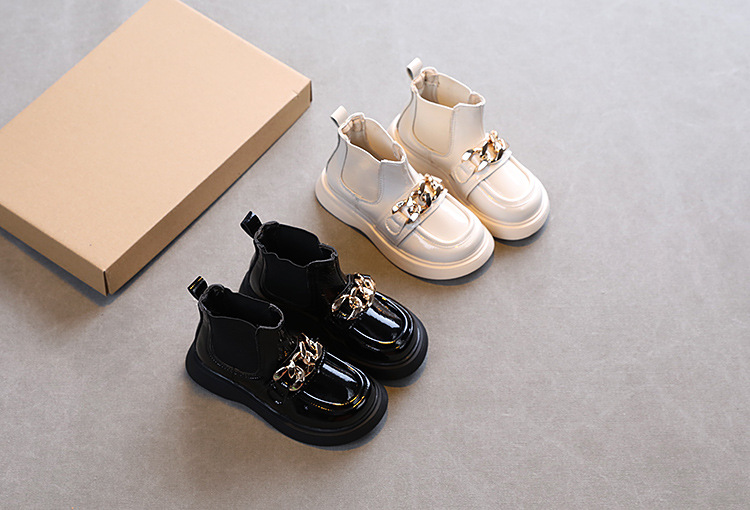 Title 1, Bottines Martin Princesse Enfant en Cuir Brilla...