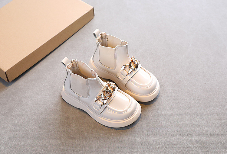 Title 3, Bottines Martin Princesse Enfant en Cuir Brilla...