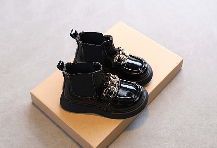 Title 8, Bottines Martin Princesse Enfant en Cuir Brilla...