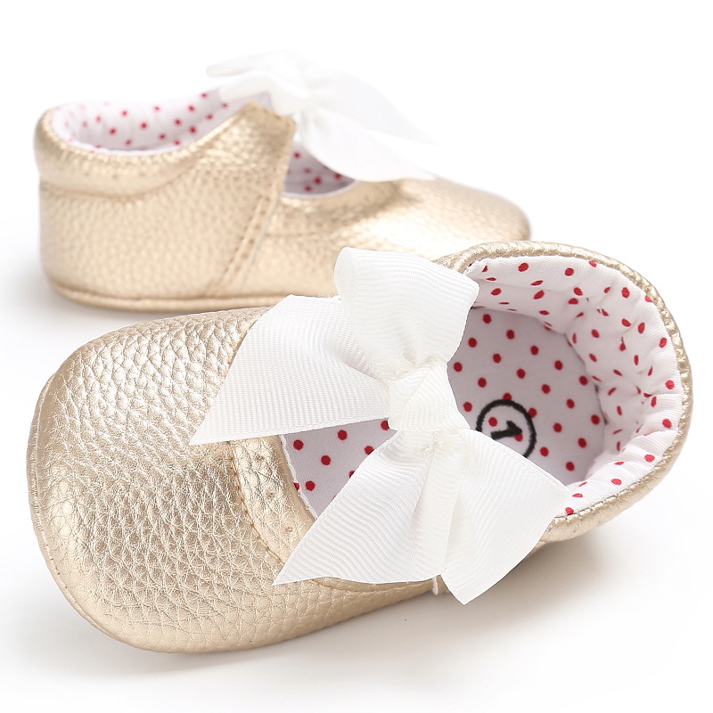 Title 4, Baby Shoes Soft Sole PU Princess Shoes. Comfort...