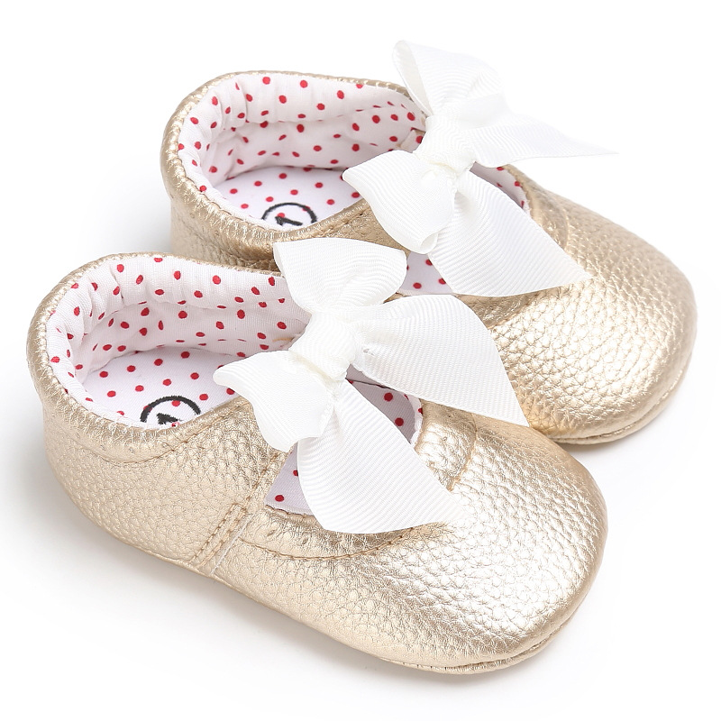 Title 5, Baby Shoes Soft Sole PU Princess Shoes. Comfort...