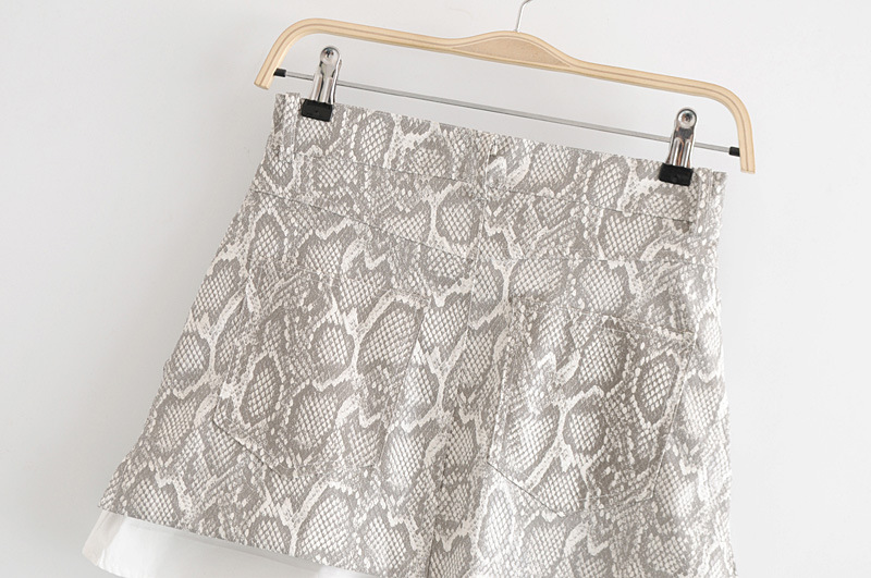 Title 6, Womens snake print A-line skirt, a stylish and...