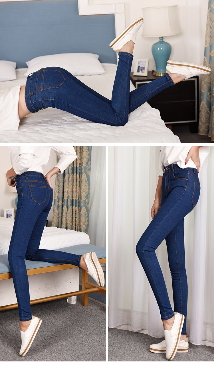 Title 3, Womens Stretch Jeans with High Waist and Penci...