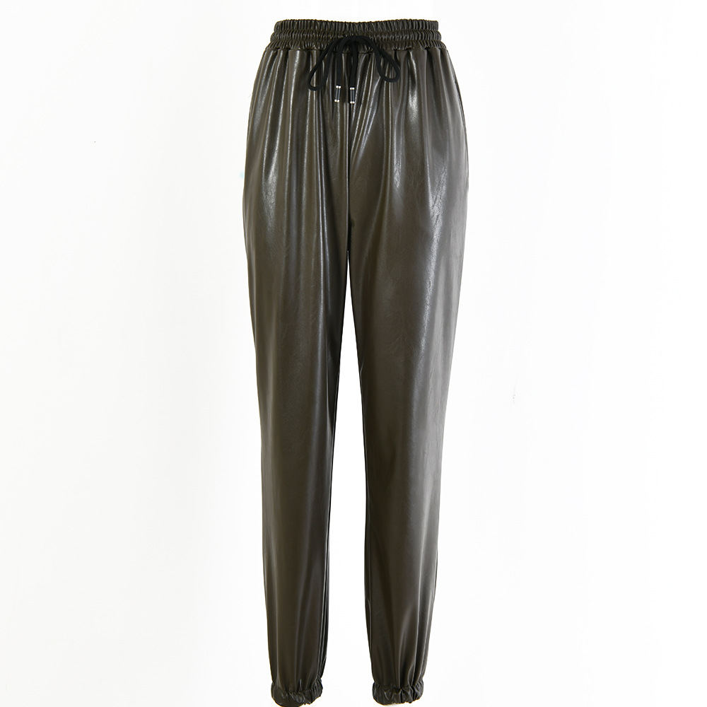 Title 10, PU sexy leather pants