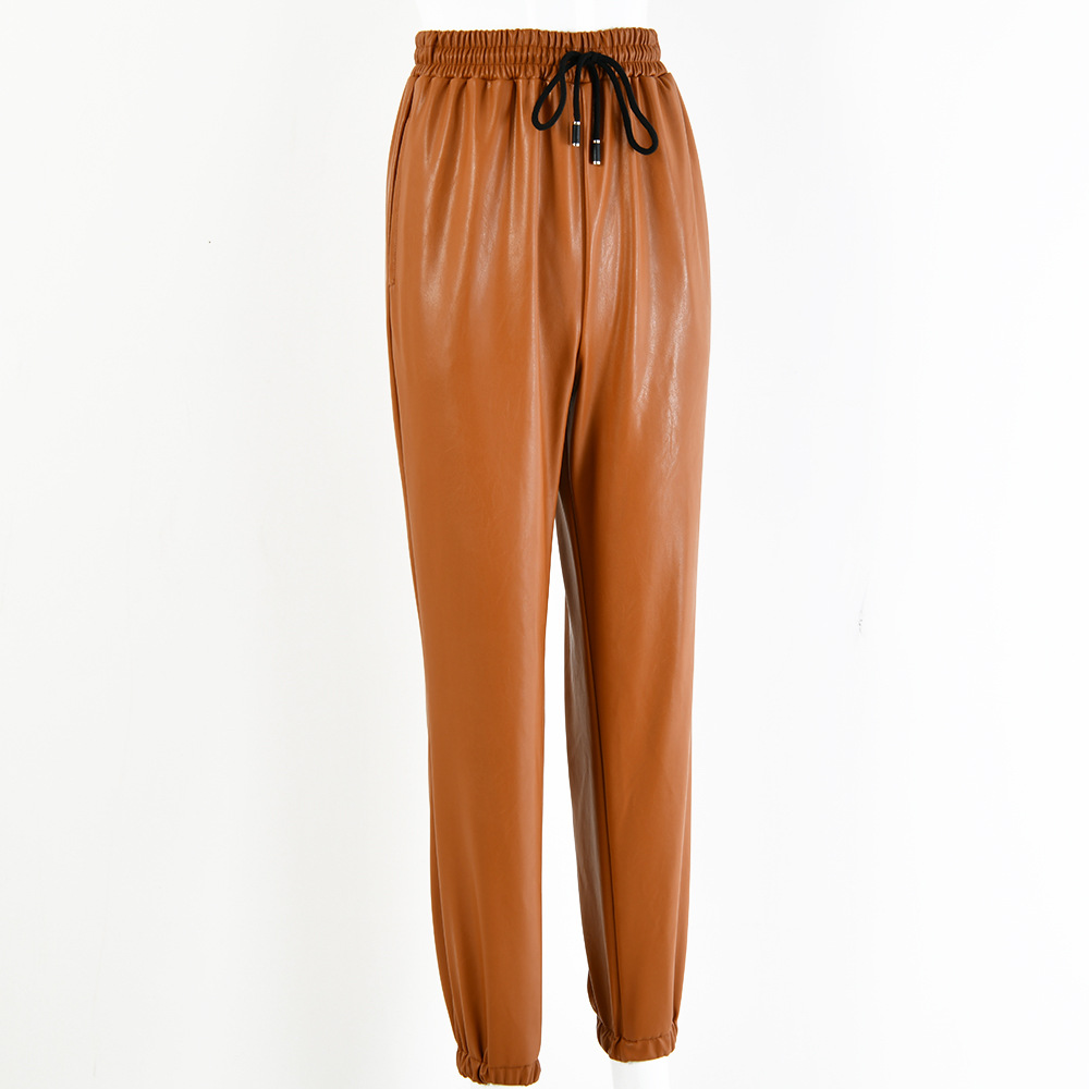 Title 14, Sexy PU leather pants for women, form-fitting a...