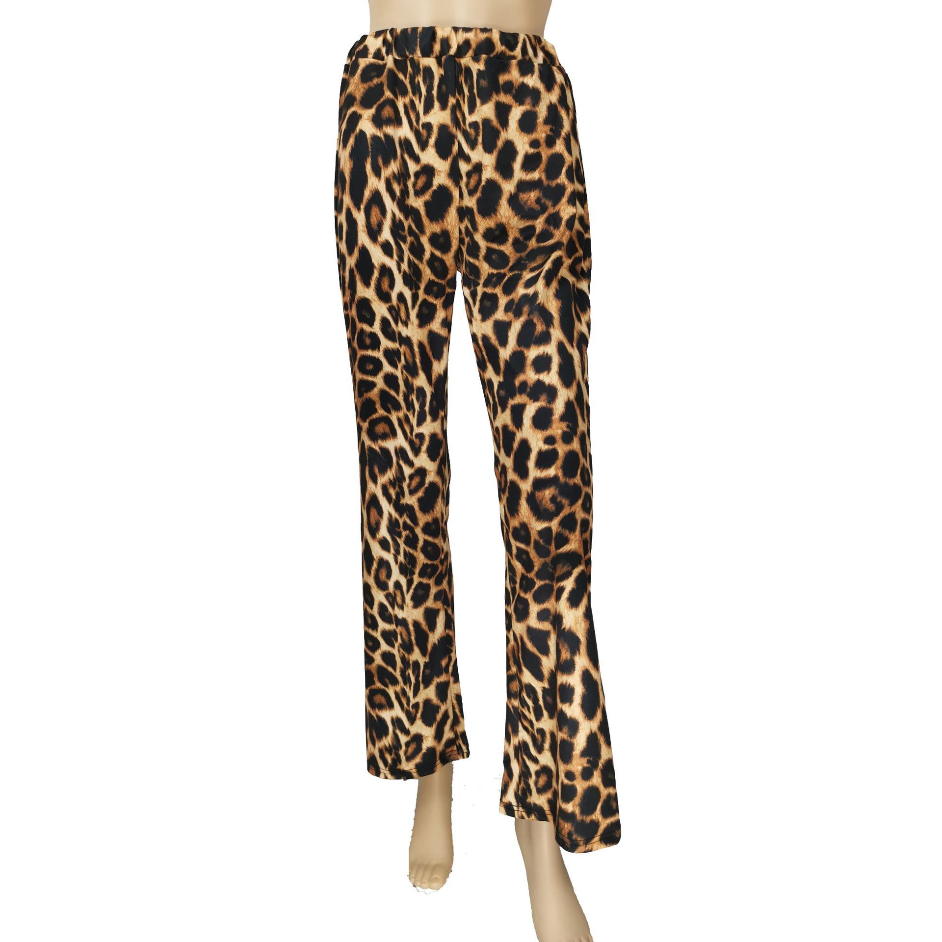 Title 6, Usklađene leopard flare pantalone Izgledajte st...