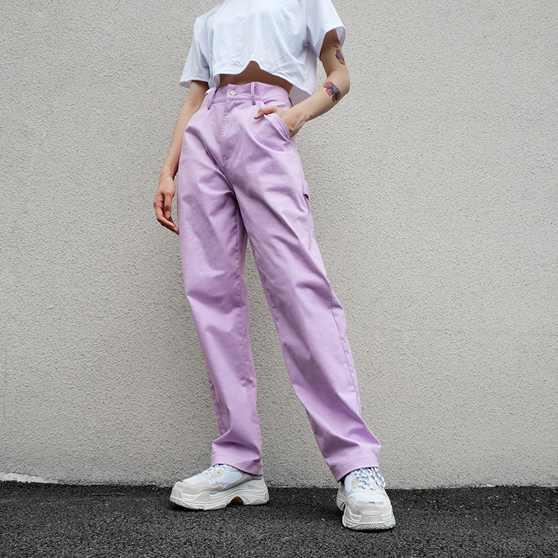 Title 1, Side pocket high waist overalls