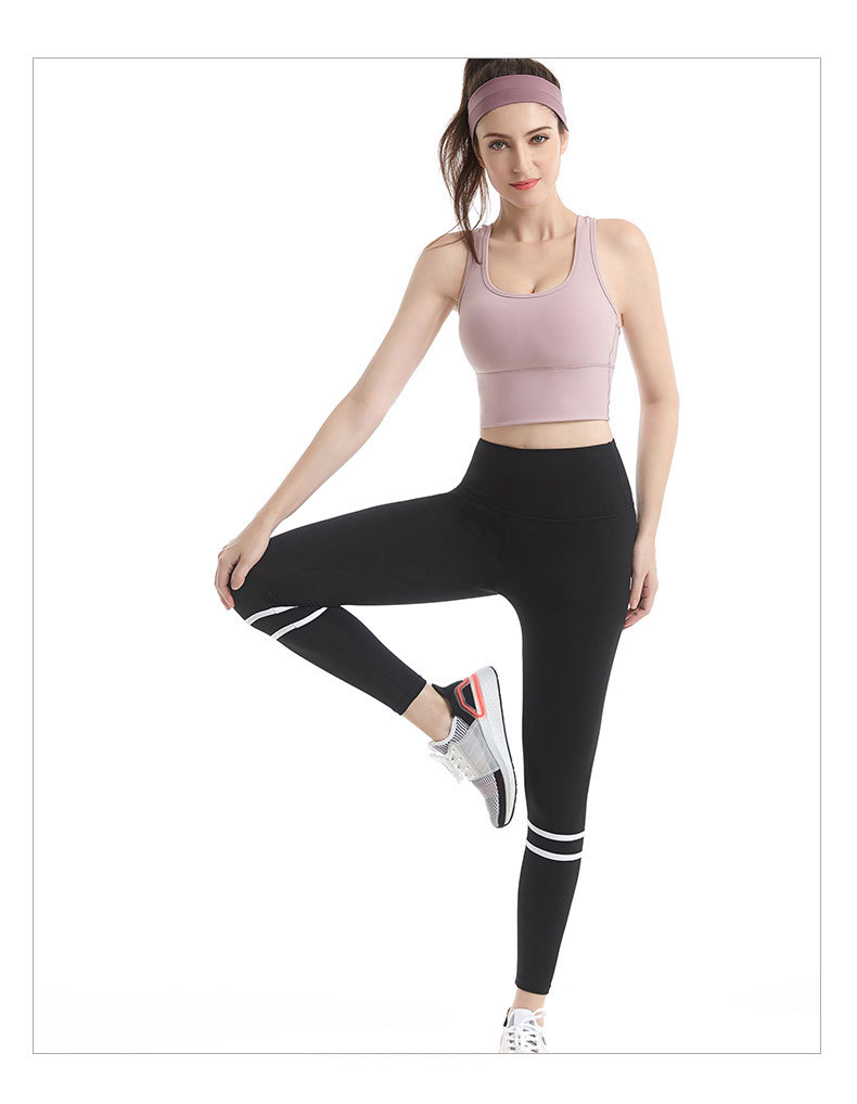 Title 12, Colorblock Yoga Cropped Pants for women, featur...