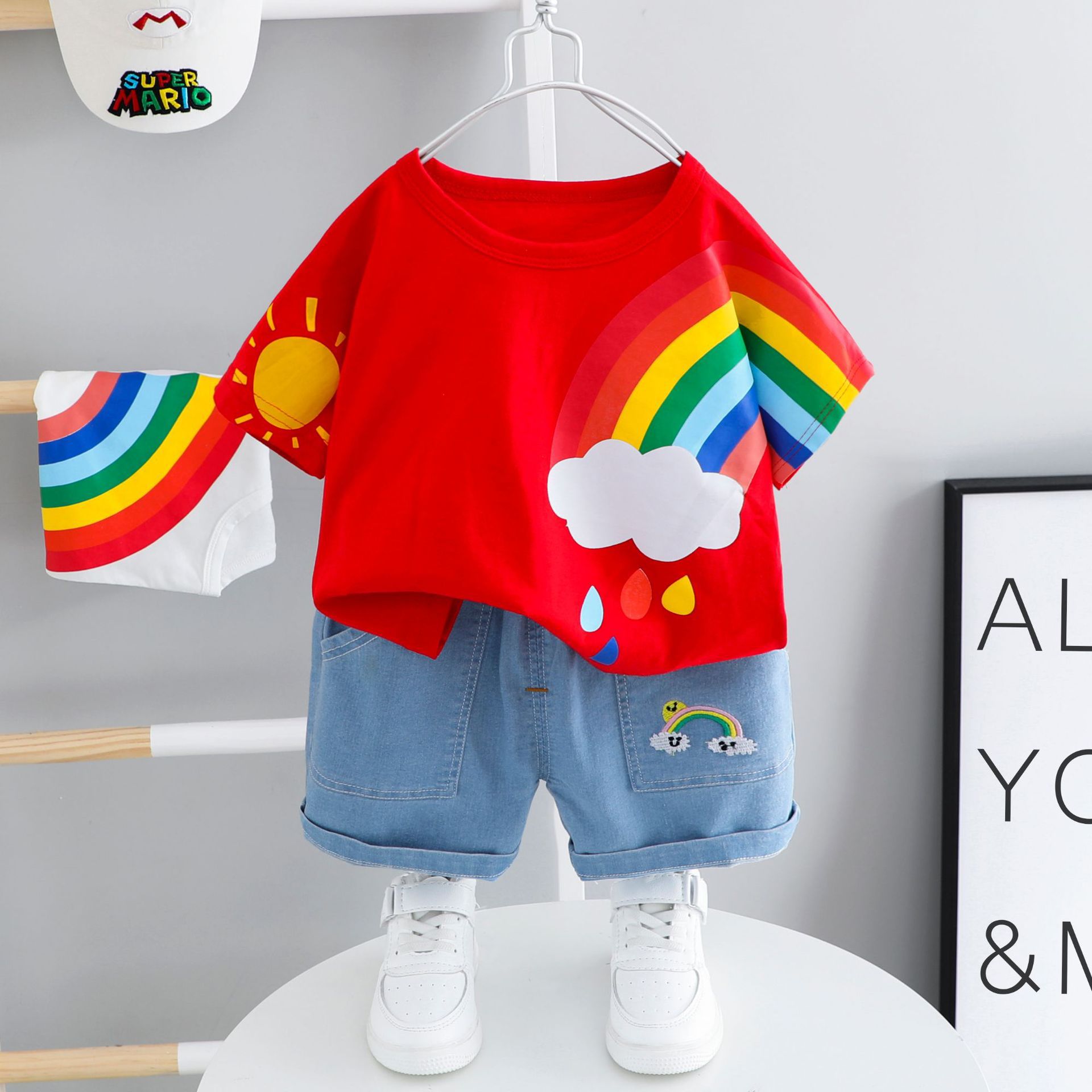 Title 3, Baby boy summer clothes, handsome and trendy ou...