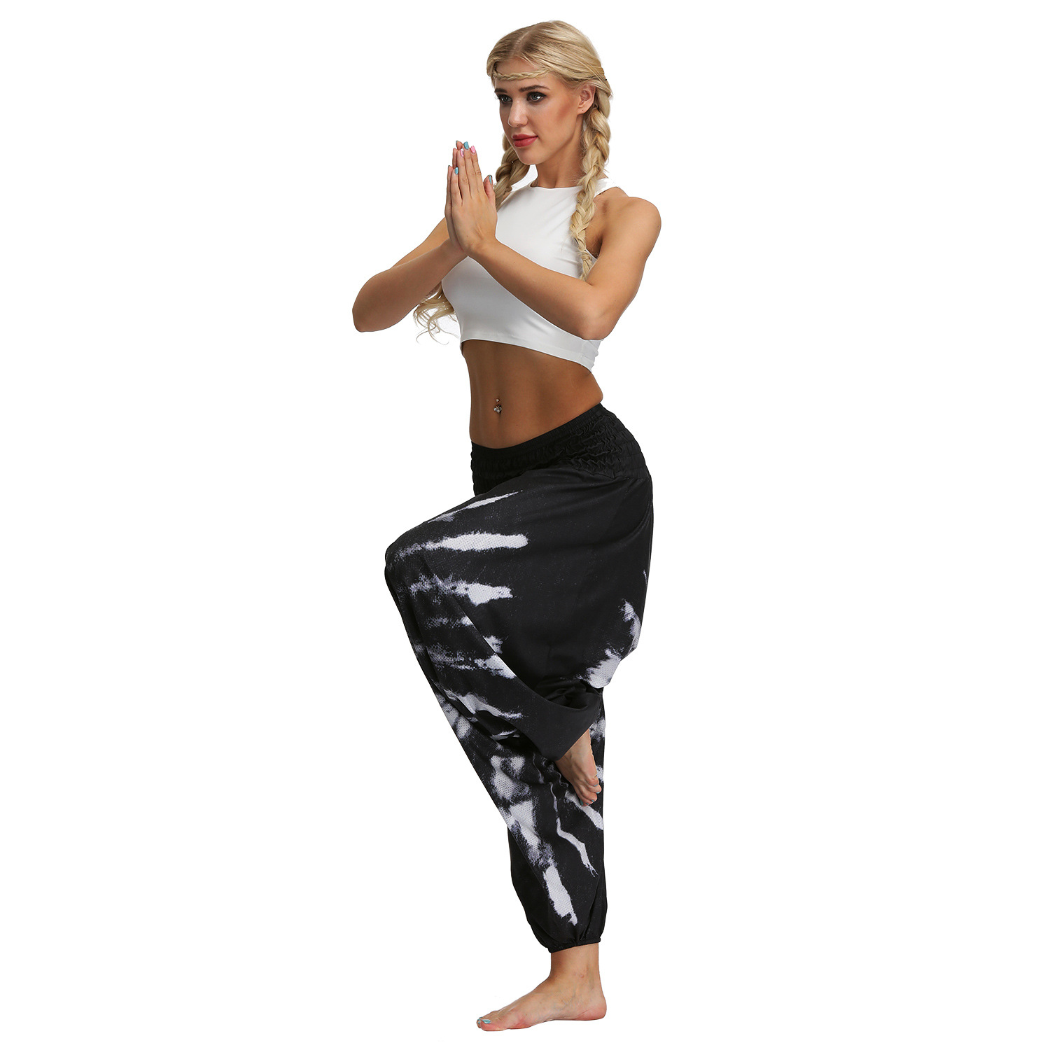 Title 4, Pantalones de yoga fitness de ocio grandes para...