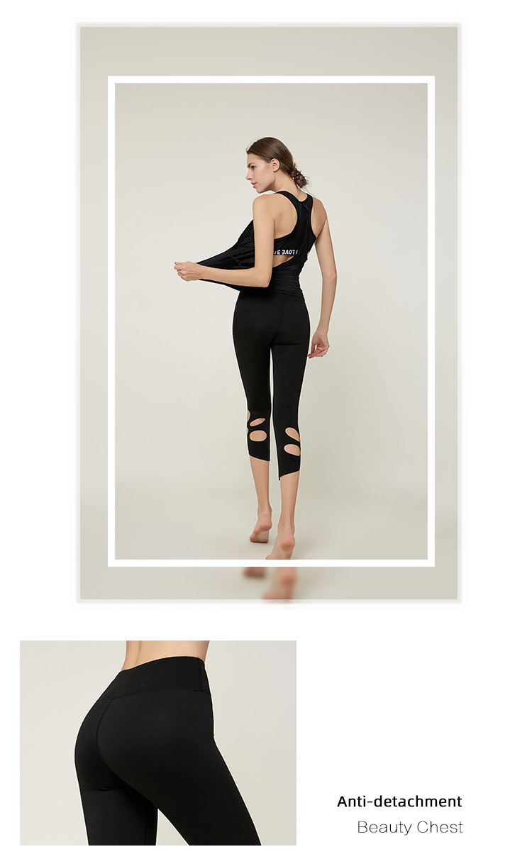 Title 9, Pantaloni cropped sportivi fitness, traspiranti...