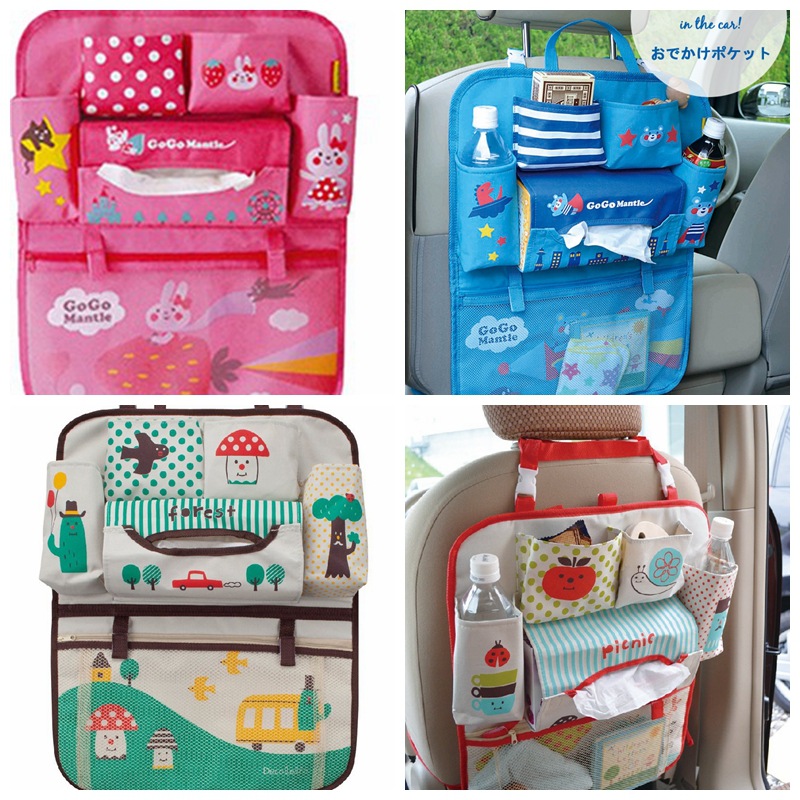 Title 2, Daily baby car rear seat back chair storage bag...