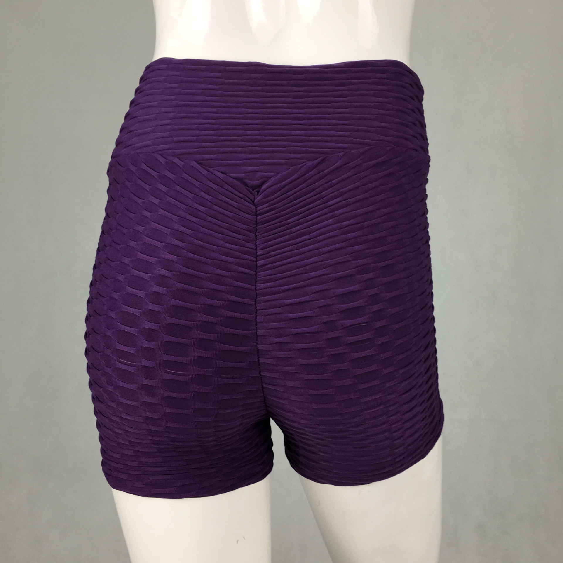 Title 37, Jacquard sports solid color stretch running sho...