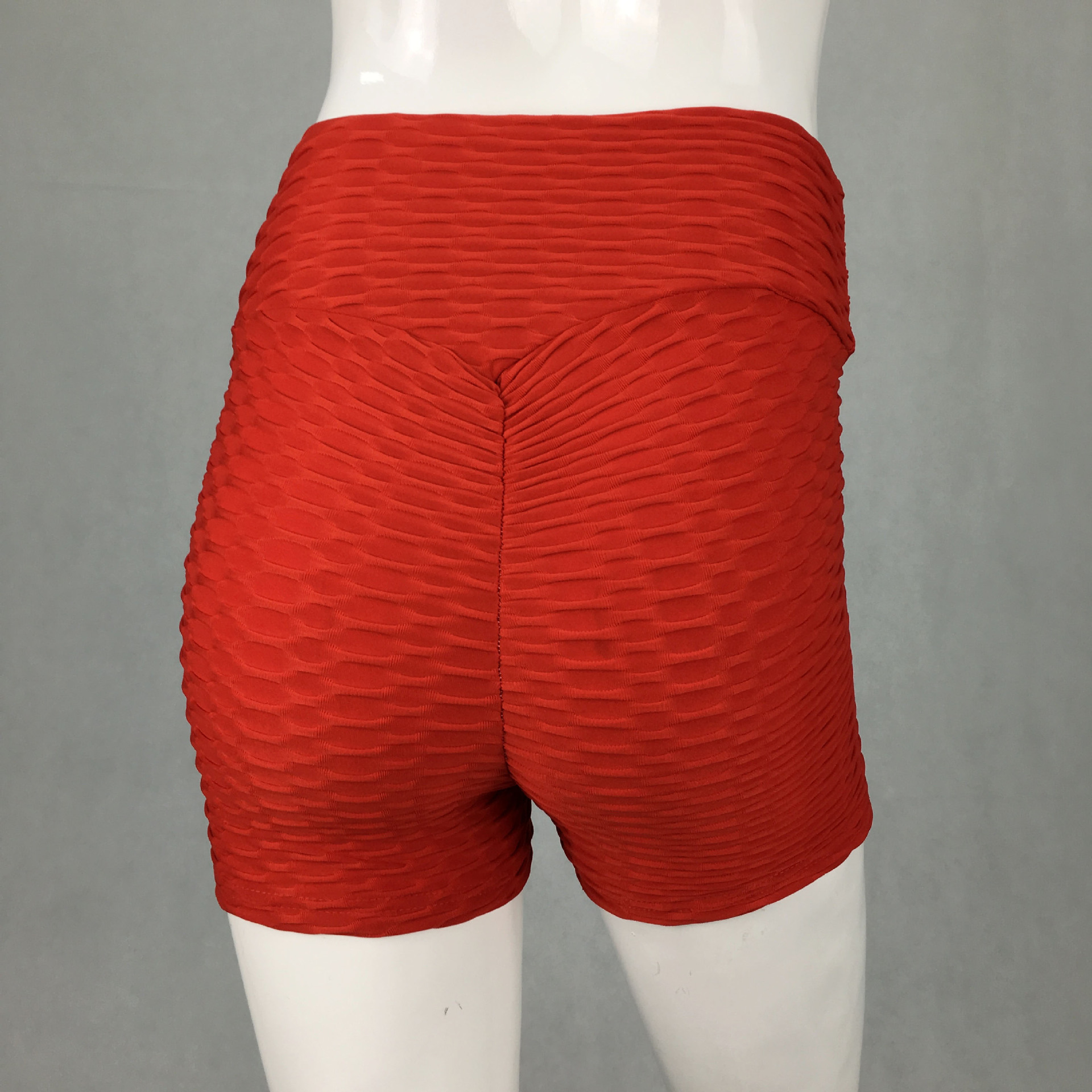 Title 39, Jacquard sports solid color stretch running sho...